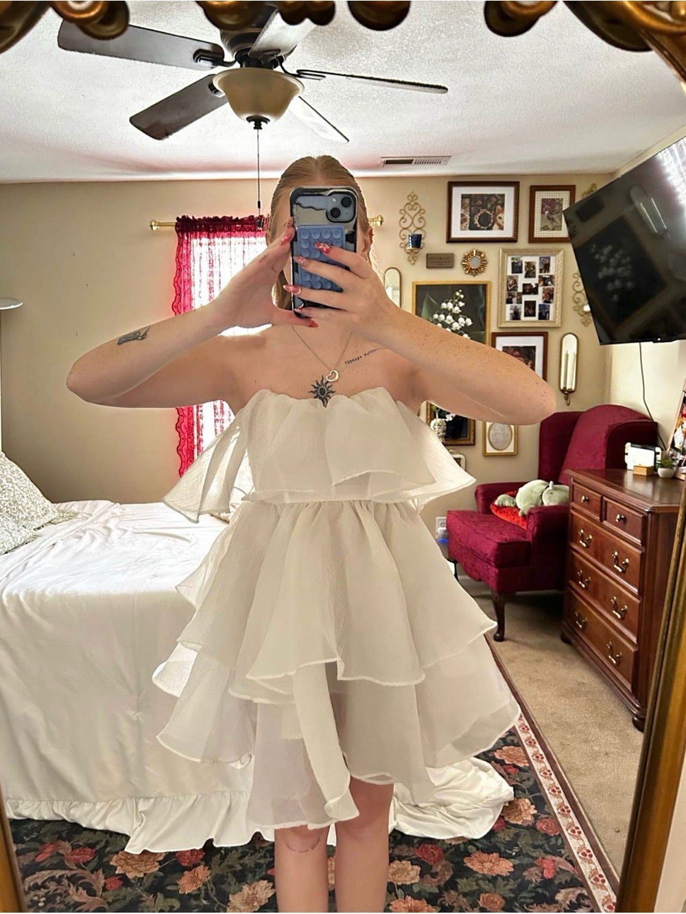 Cute strapless dress